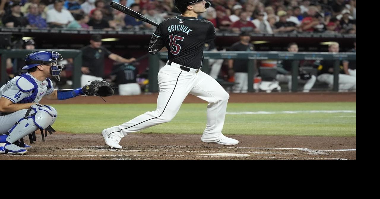 Grichuk hits 3-run homer, Diamondbacks jump on Dodgers early in 14-3 win