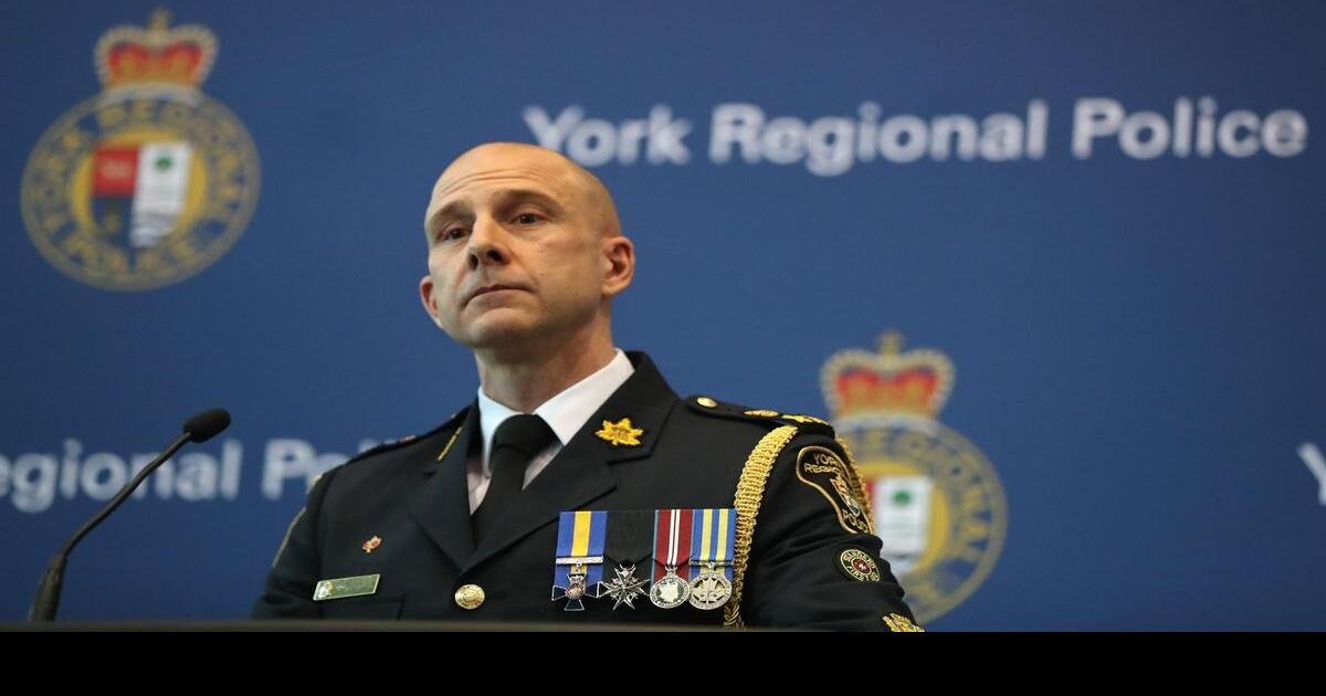 York Region Deputy Chief Thomas Carrique named next OPP commissioner ...