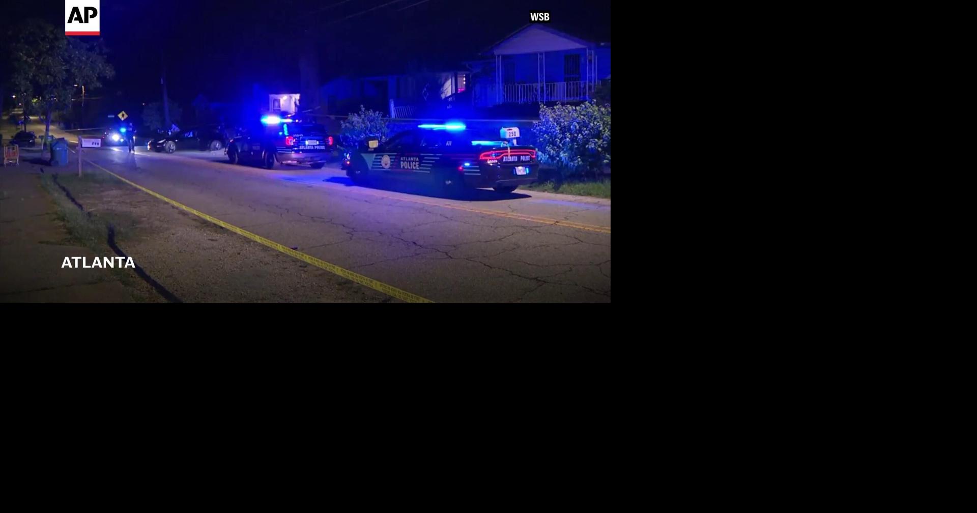 An exchange of gunfire in Atlanta leaves 1 dead and 10 injured, police say