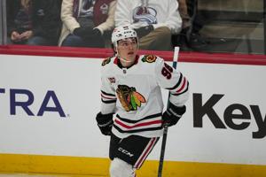 Connor Bedard scores in OT to lift the Blackhawks past the Mammoth, 3-2