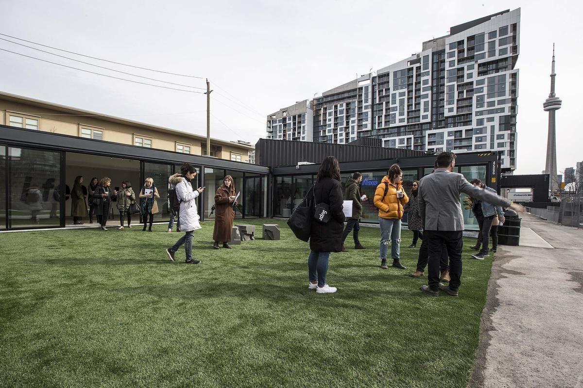 Inside Toronto's new 100,000-square-foot marketplace made of shipping  containers