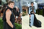 Connor Storrie and Hudson Williams at the 2026 Met Gala.