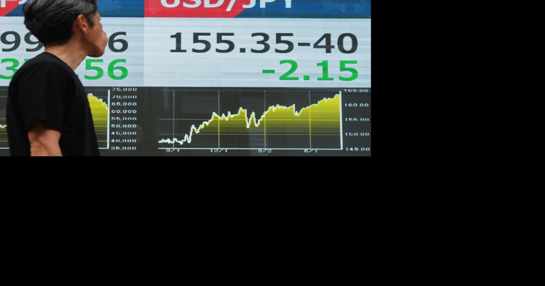 US dollar weakens sharply against the Japanese yen after market interventions