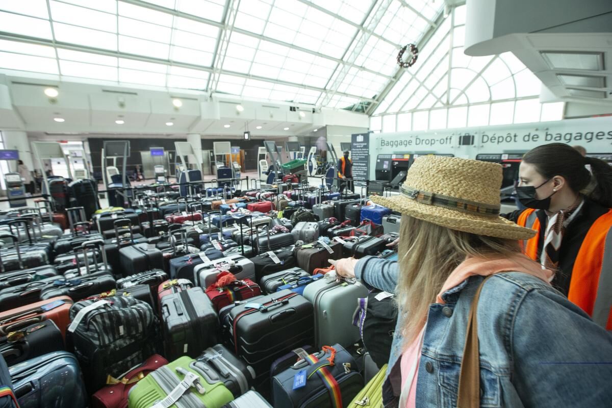 Pearson airport sales lost baggage