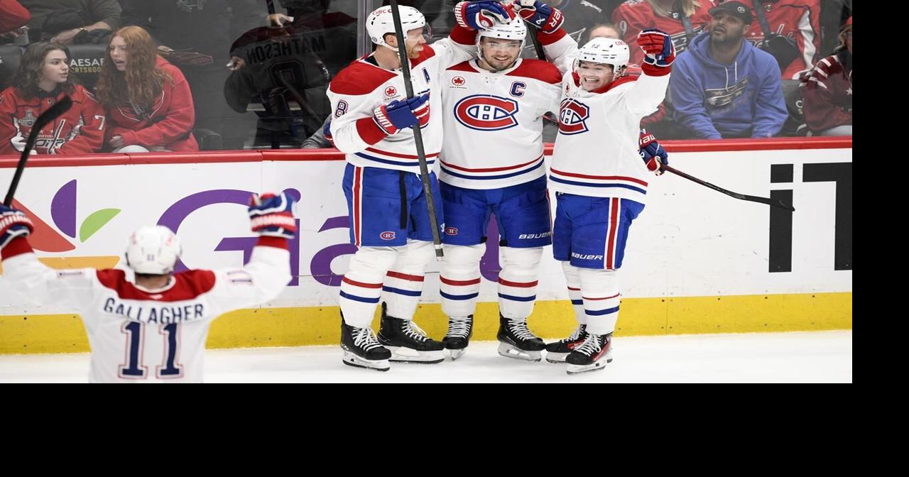 Nick Suzuki scores in overtime to lift the Canadiens past the Capitals, 3-2