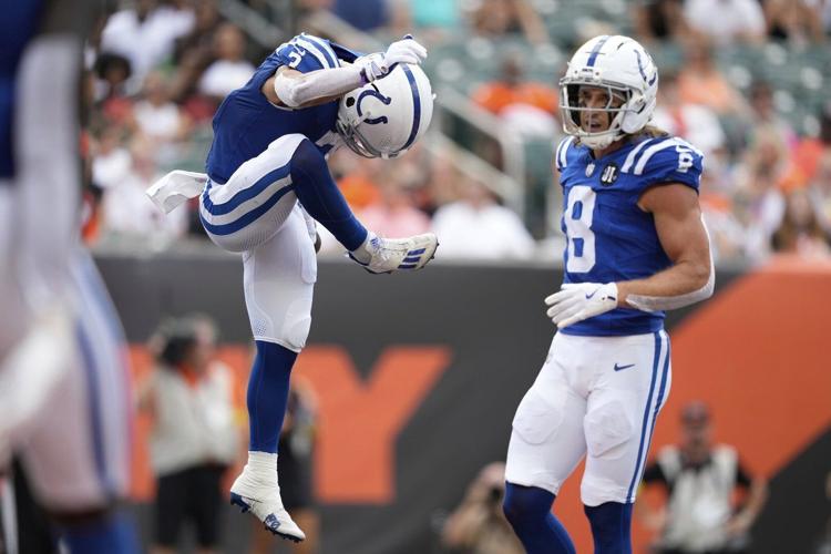 Third-string QB Riley Leonard shines as Colts beat Bengals 41-14 in ...