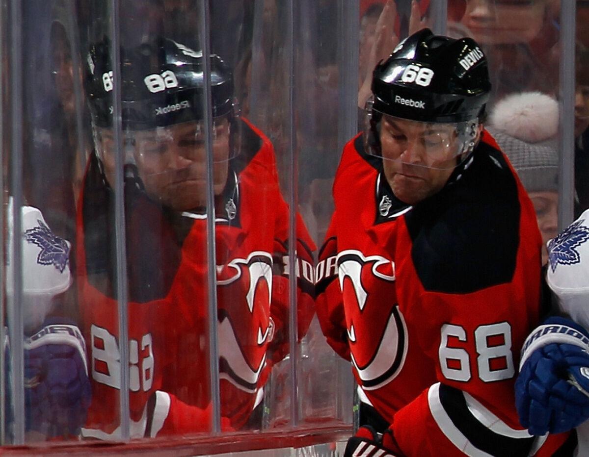 NHL - New Jersey Devils' Jaromir Jagr is the first 42-year-old to