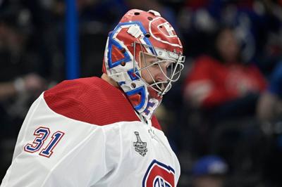 Carey Price's contract traded from the Canadiens to the Sharks in a salary cap move