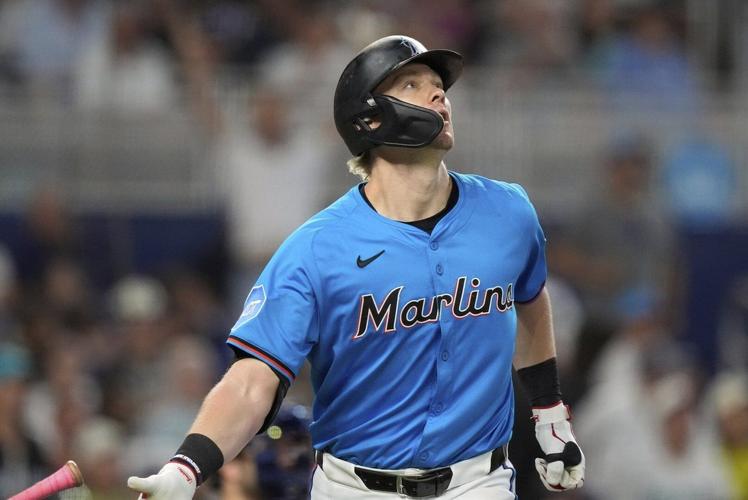 Stowers homers as Marlins beat Yankees 7-3 to earn first sweep of New York in club history