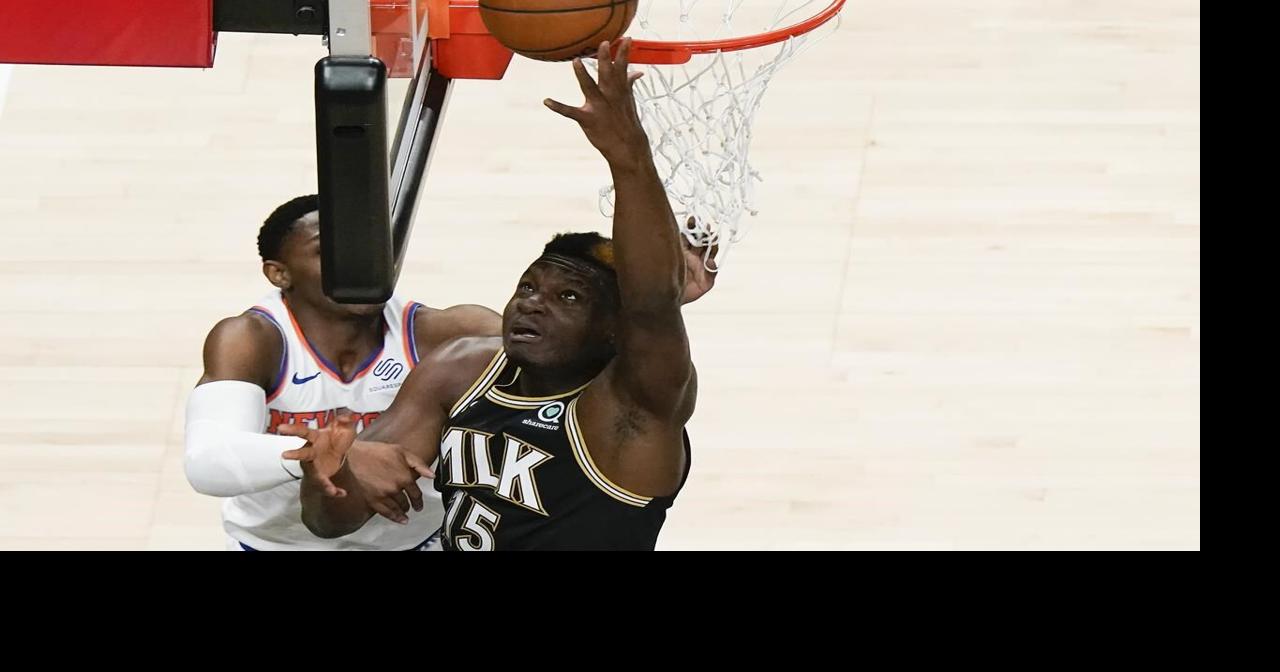 Capela is backbone of Hawks -- and quite a trash talker, too