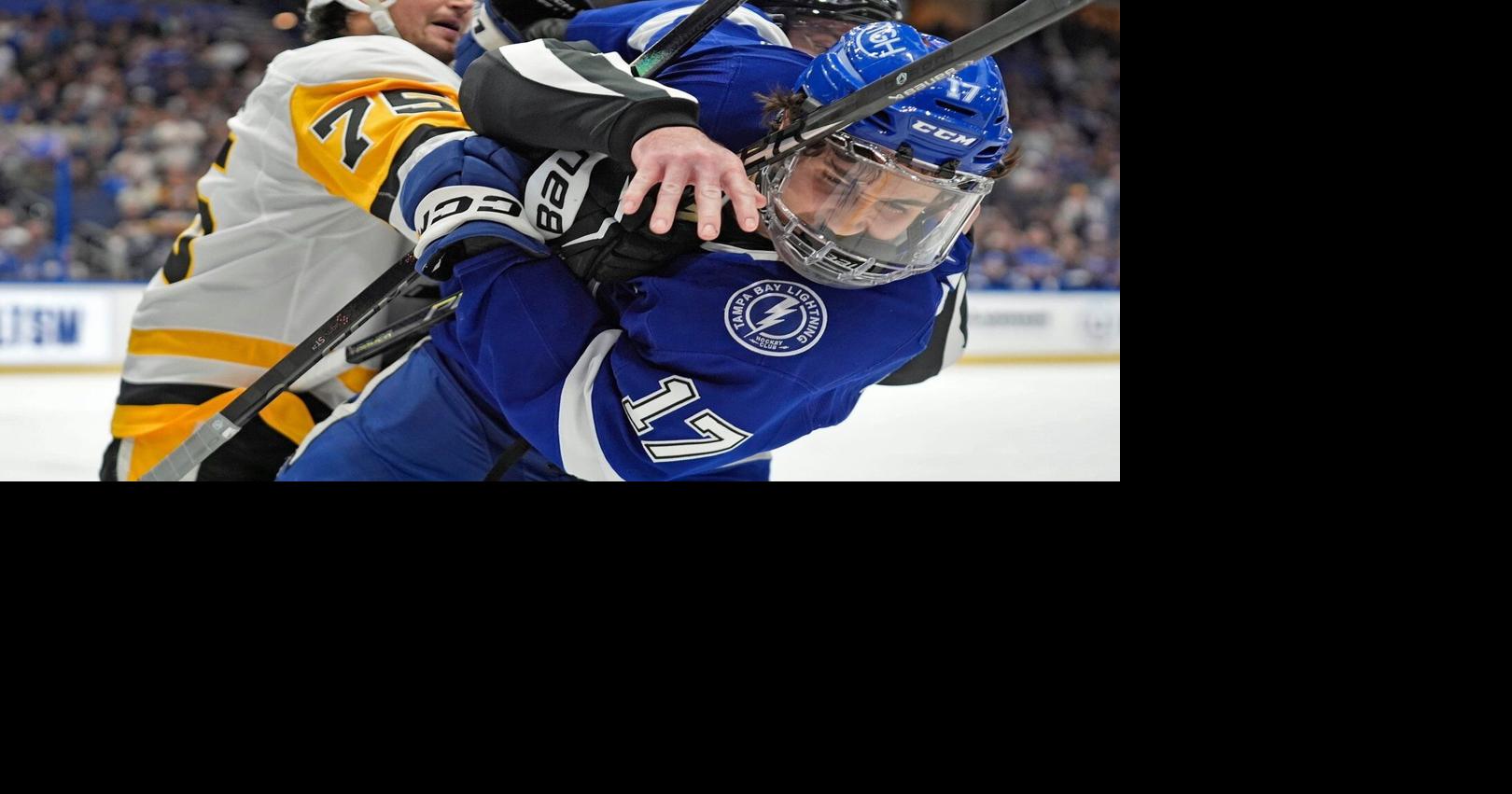 Malkin breaks late tie with 2nd goal of game, Penguins beat Lightning 4-3