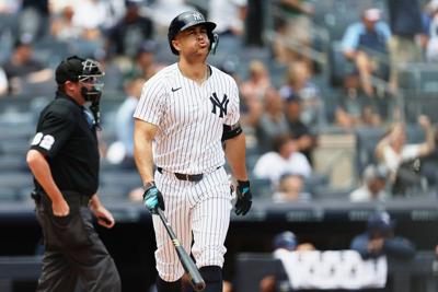 Stanton and Rice hit early homers as Yankees beat Rays 7-4 on busy trade-deadline day