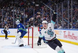 Joey Daccord, Kraken shutout Canucks 5-0 to hurt Vancouver's playoff chances
