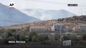 National Guard troops man checkpoints as wildfire approaches Reno