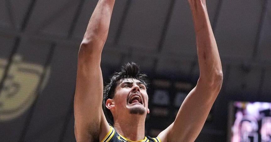 Elliot Cadeau scores 17 and No. 1 Michigan uses strong interior game to beat up No. 7 Purdue 91-80