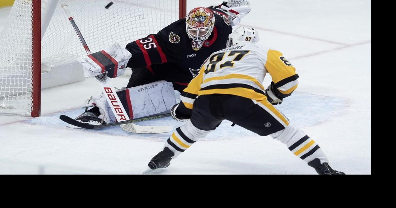 Ullmark's surprise start helps Senators beat Penguins 3-2 in OT