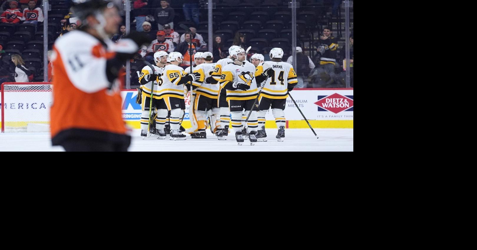 NHL scores: Crosby scores twice as Penguins beat Flyers 5-1