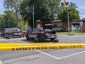 First Up:  Police officer, suspect hospitalized after Belleville synagogue shooting