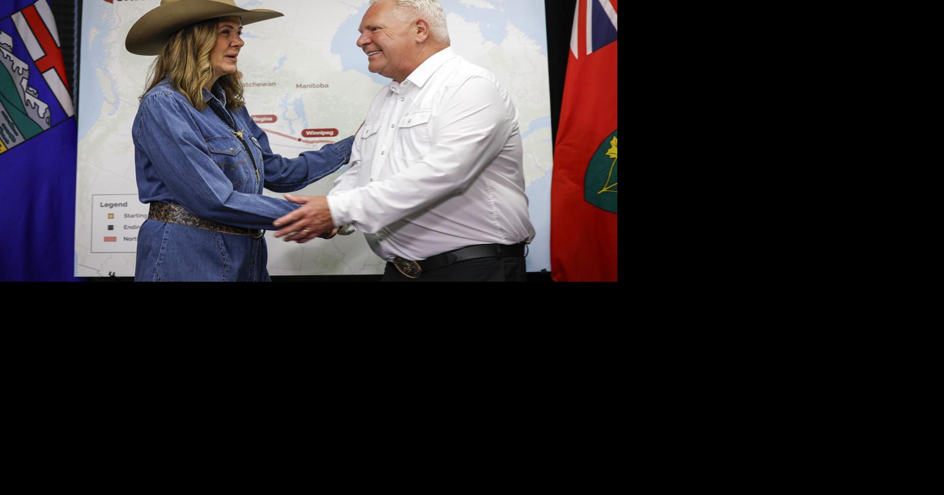 Doug Ford and Danielle Smith propose new oil pipeline from Alberta to Ontario