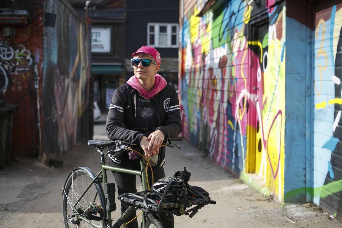 She broke three ribs on the job. Now this Toronto bike courier is