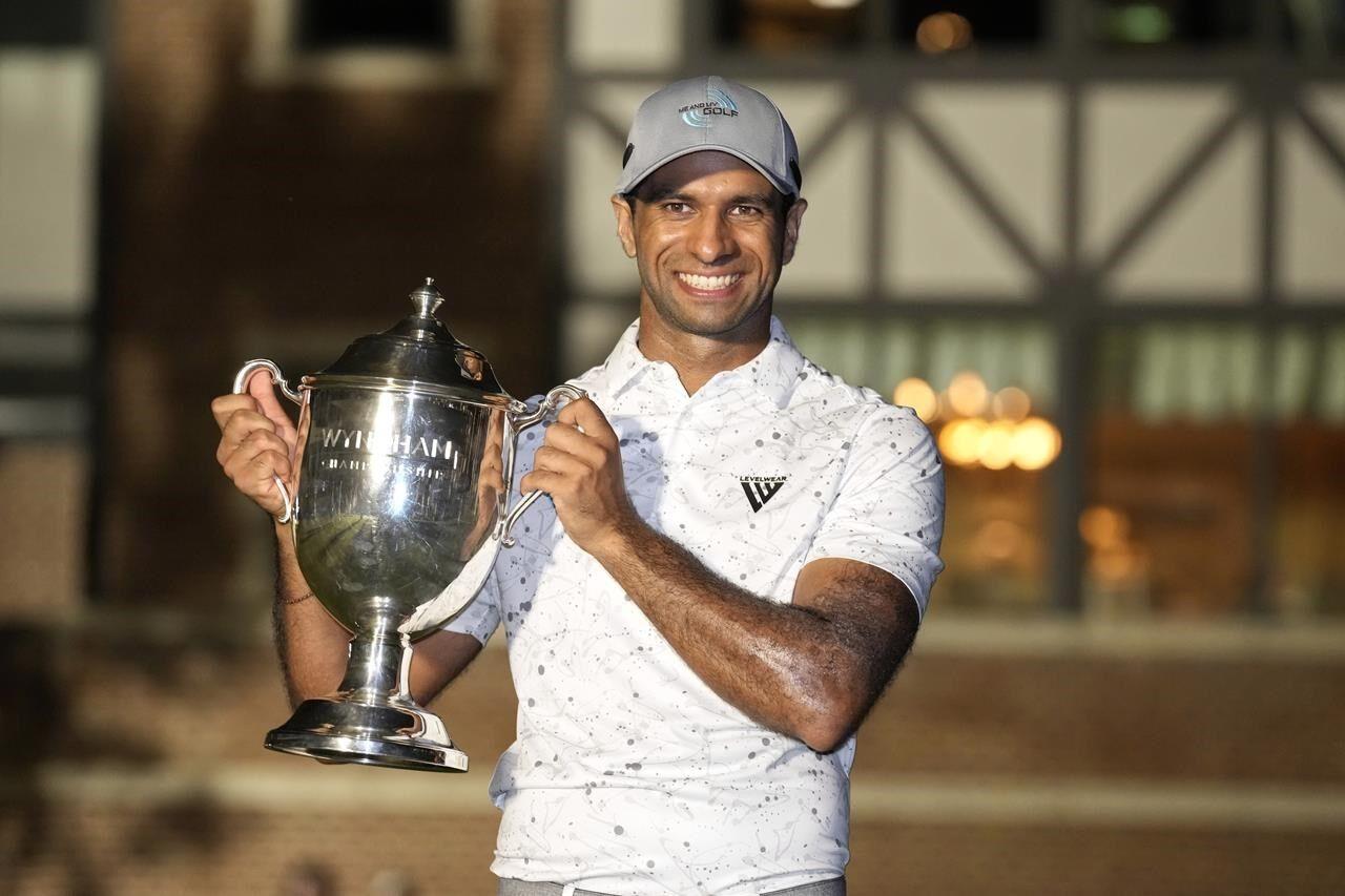 Aaron Rai wins Wyndham Championship; Stephen Ames successfully defends