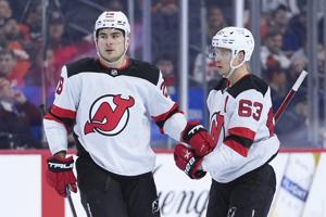 Timo Meier scores in the 7th round of a shootout to lift New Jersey past Pittsburgh 3-2