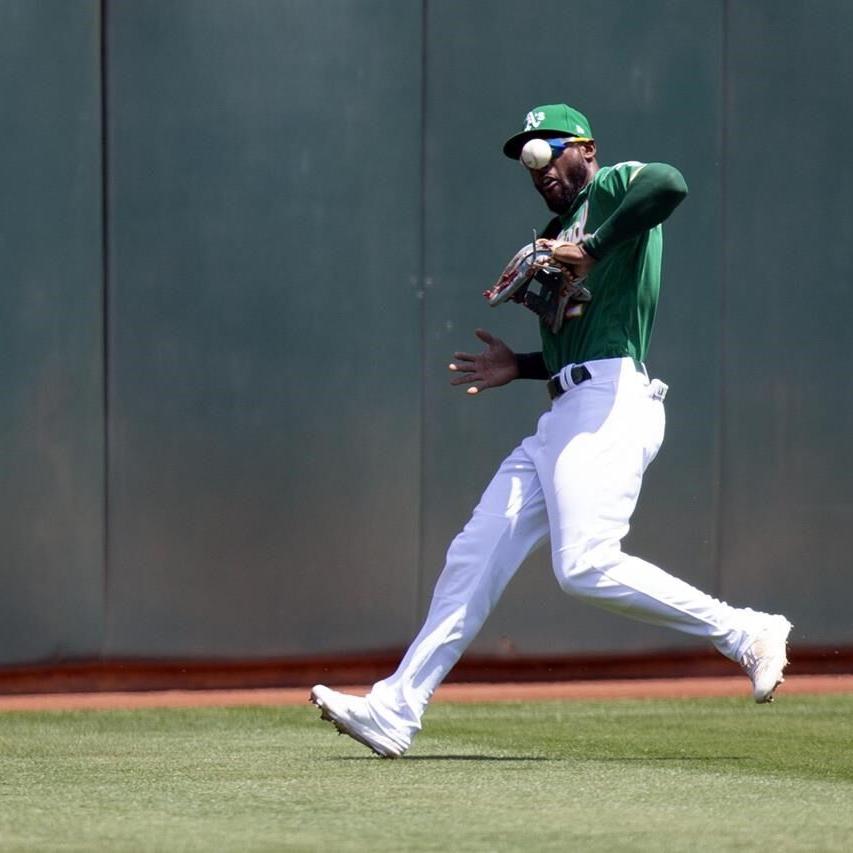 Marte's 4 hits lead Oakland to a 6-3 win, sweep of Rangers