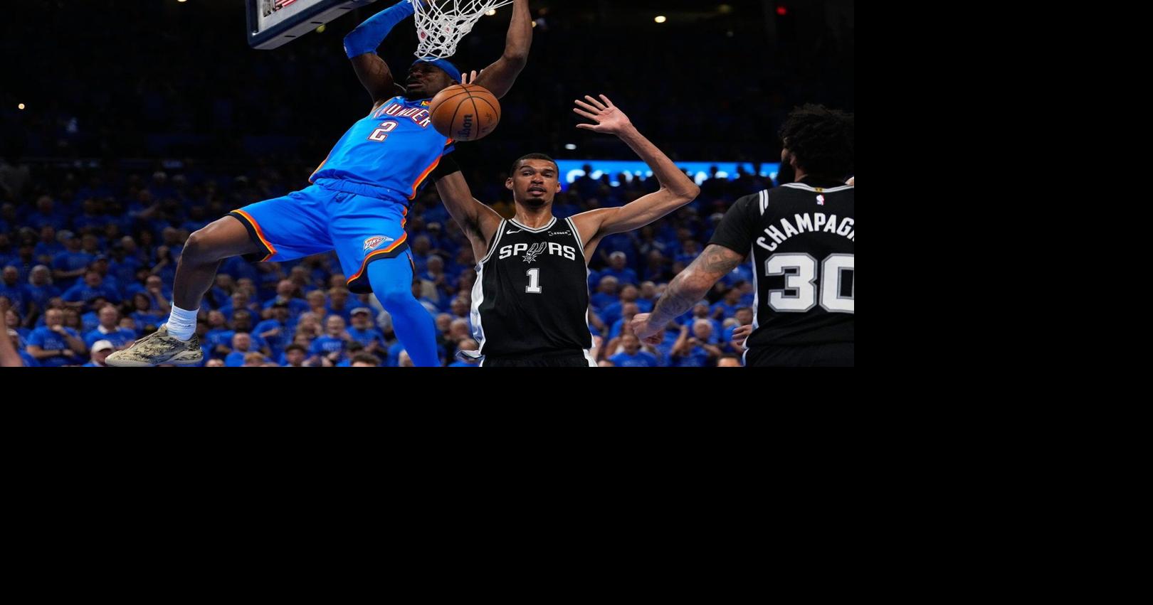 Bettor wins ,000 on parlay placed on Spurs playoff win over Thunder