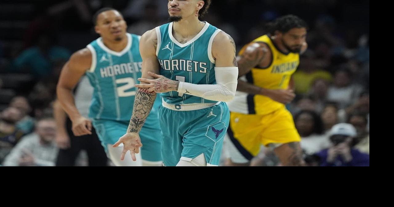 Ball scores 31 points, Miller has 29 to help the Hornets beat the Pacers, 103-83