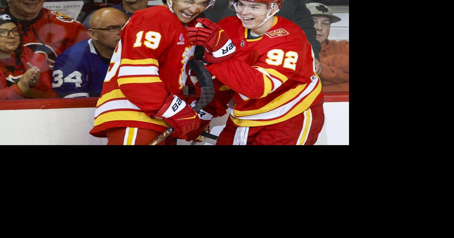 Gridin scores twice, Flames beat Leafs 5-2 for fourth straight win