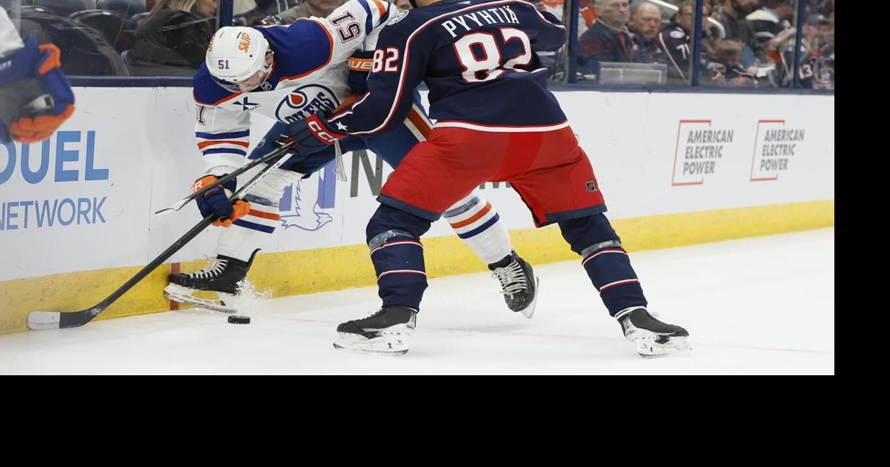 Blue Jackets squash Oilers 6-1, McDavid leaves game with injury