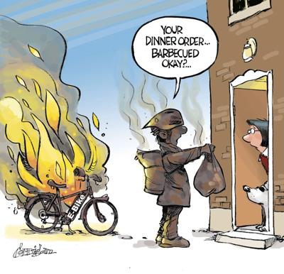 Patrick Corrigan: E-bike blazes