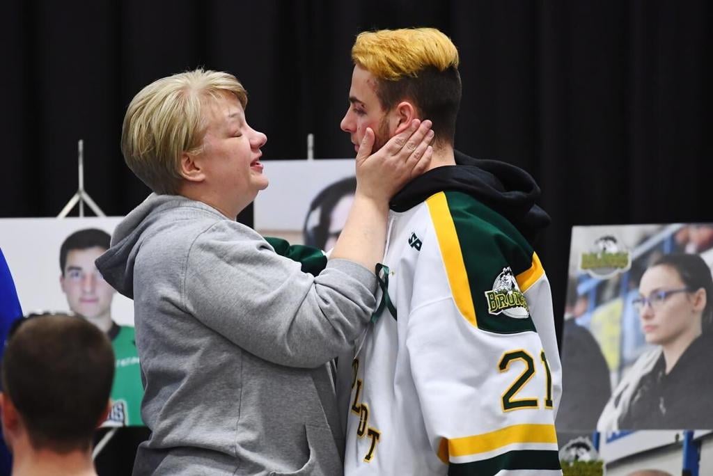 Humboldt Broncos' Nick Shumlanski and his new East Coast hockey home