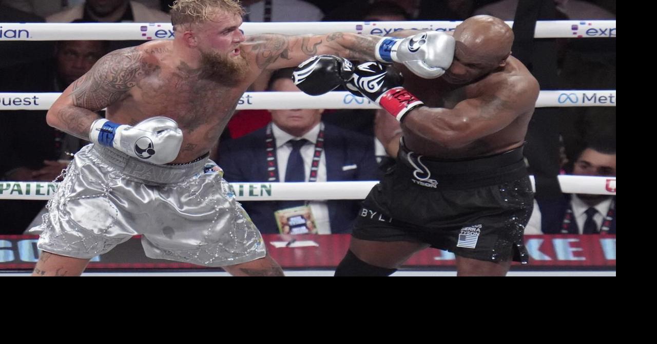 Mike Tyson-Jake Paul fight draws record betting for a combat sports event