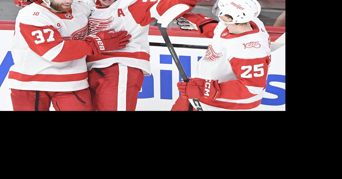 DeBrincat, Gibson lead hot Red Wings to 4-0 win over Canadiens