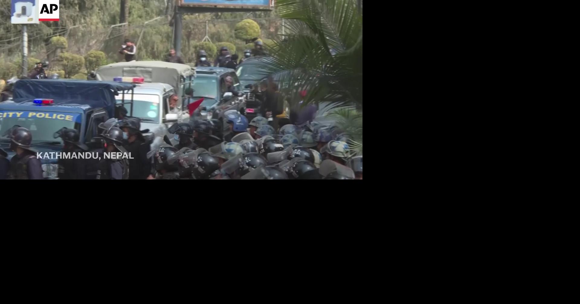 Thousands rally in support of Nepal’s former king and call for monarchy’s return