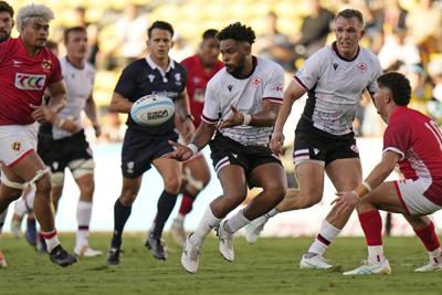 Pellegrini scores 25 points as Tonga defeats Canada in Pacific Nations Cup rugby play