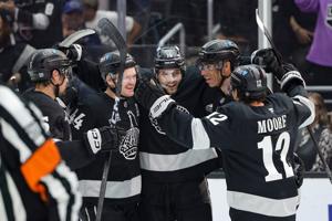 Forsberg makes 29 saves, Kings trip Flames 2-0 to end a 5-game losing skid
