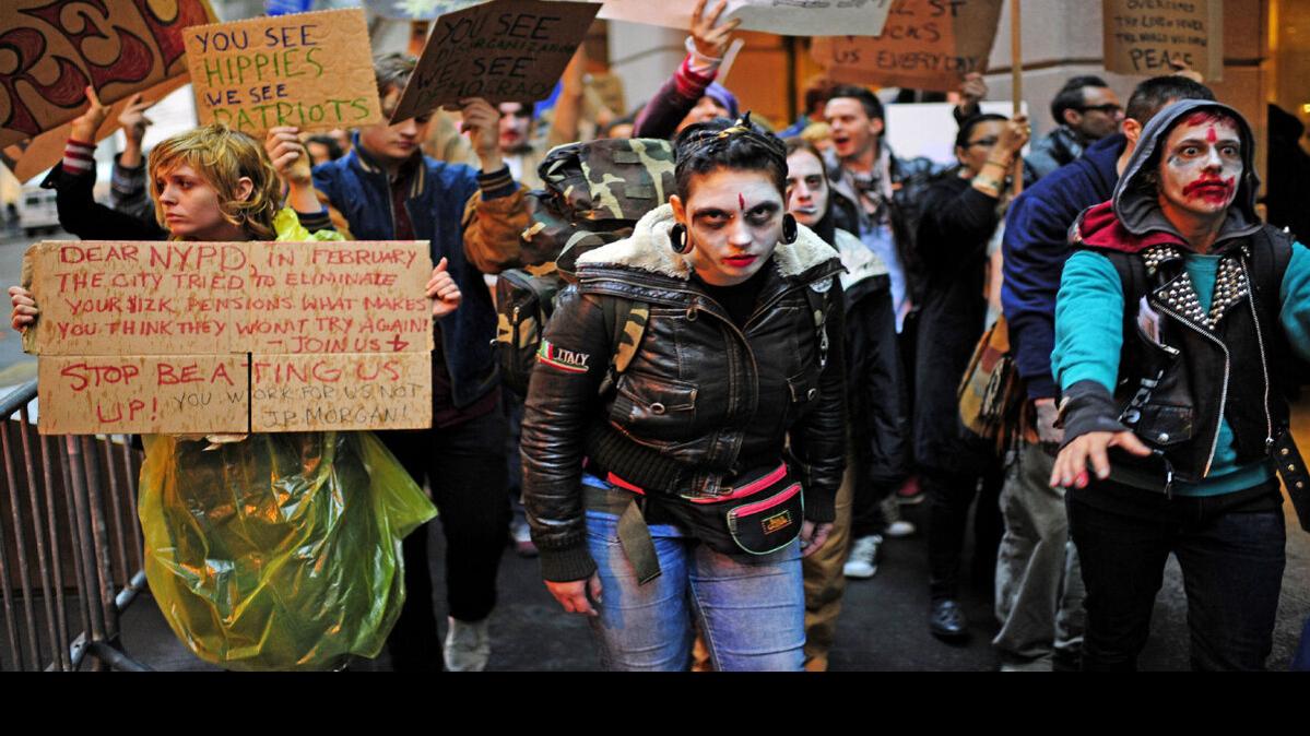 Occupy Wall Street protester who found love after being pepper