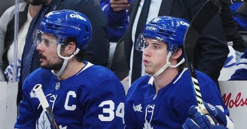 Berube tweaks Leafs' forward group for Game 6; Matthews and Marner remain together