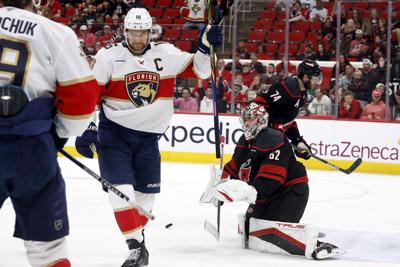 Hurricanes switch goalies for Game 3, starting Kochetkov over Andersen against Panthers