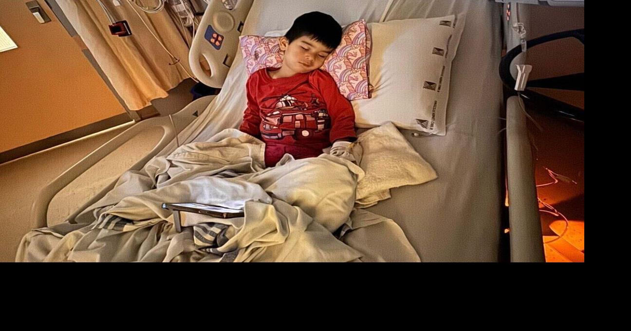What started as the flu has turned into pneumonia for this four-year-old boy, who will be staying in the hospital indefinitely.