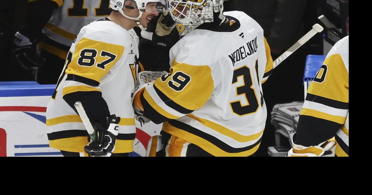 Nedeljkovic makes history as Penguins beat Sabres 5-2