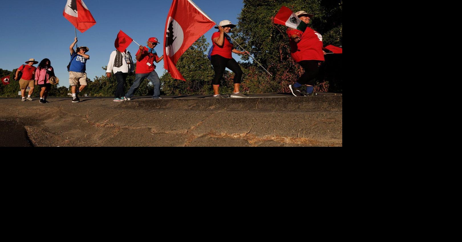 UFW advocates for farmworkers, but represents fewer now than during Chavez's era