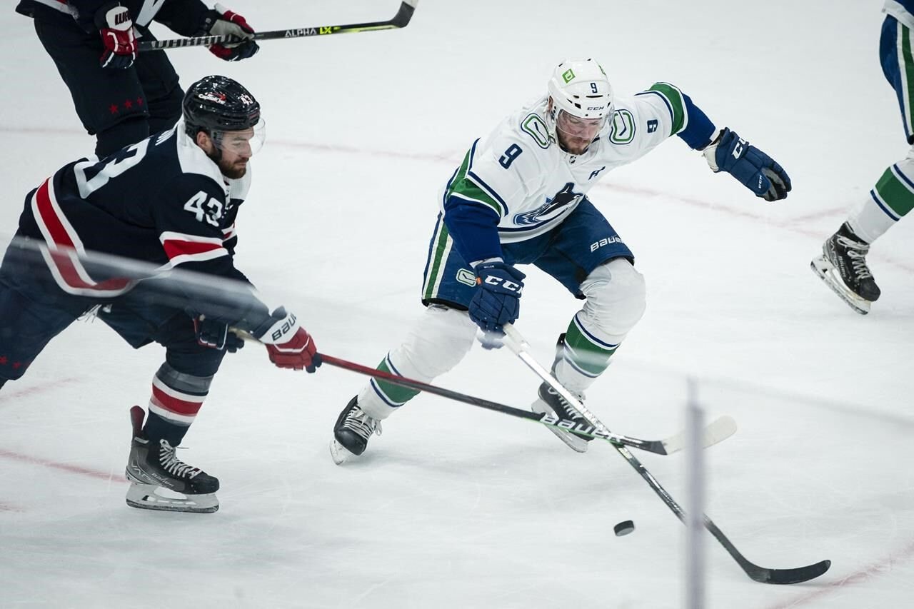 Pettersson Scores Twice, Canucks Beat Capitals To Snap Skid