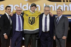 Connelly seeks to put past mistake behind after being selected 19th in NHL draft by Golden Knights
