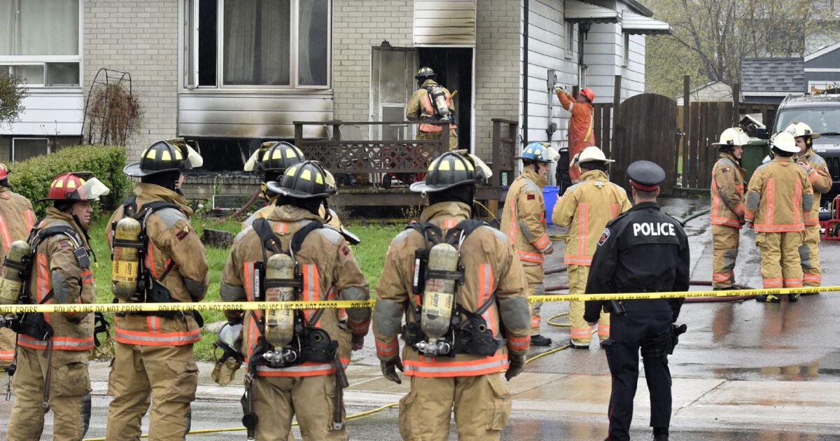 Toddler dies, mother taken to hospital in Hamilton house fire