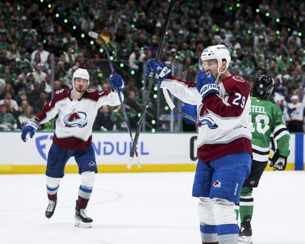 Amazing Knights Top Avalanche, Open Another Playoff Series With Win Landscape Illustration Amazing Knights Top Avalanche, Open Another Playoff Series With Win Landscape Illustration