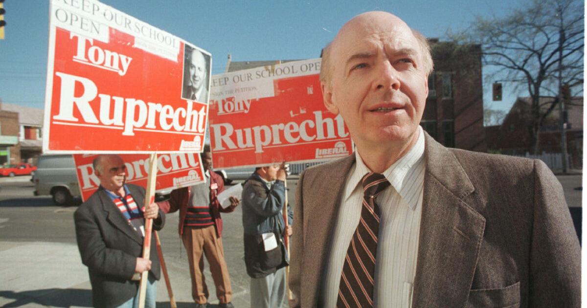 Tony Ruppert Liberal backbencher Tony Ruprecht bows out after 33 years
