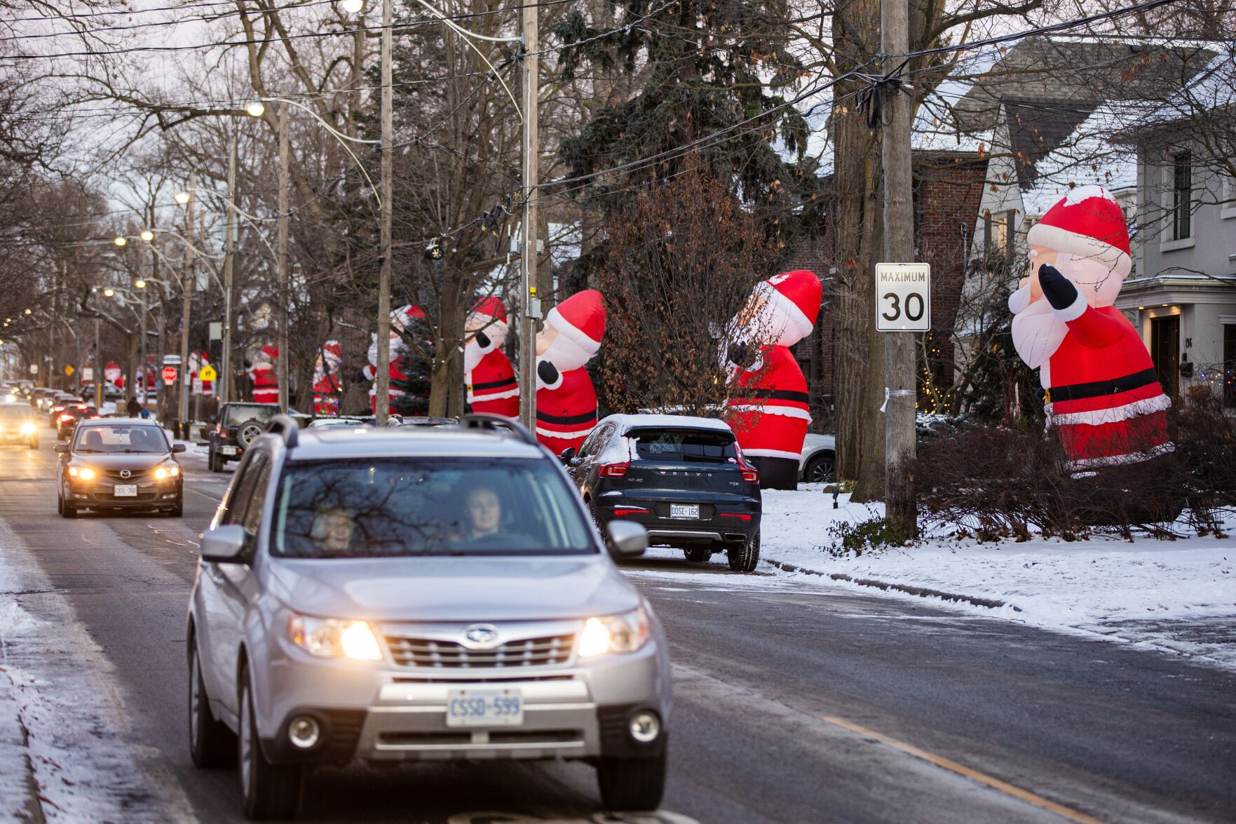 The most festive street in Toronto spreads its holiday cheer